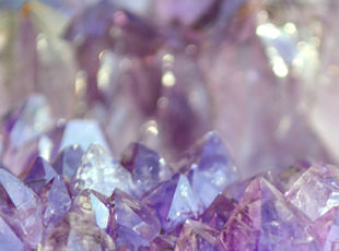A shiny amethyst landscape of fairy tales.